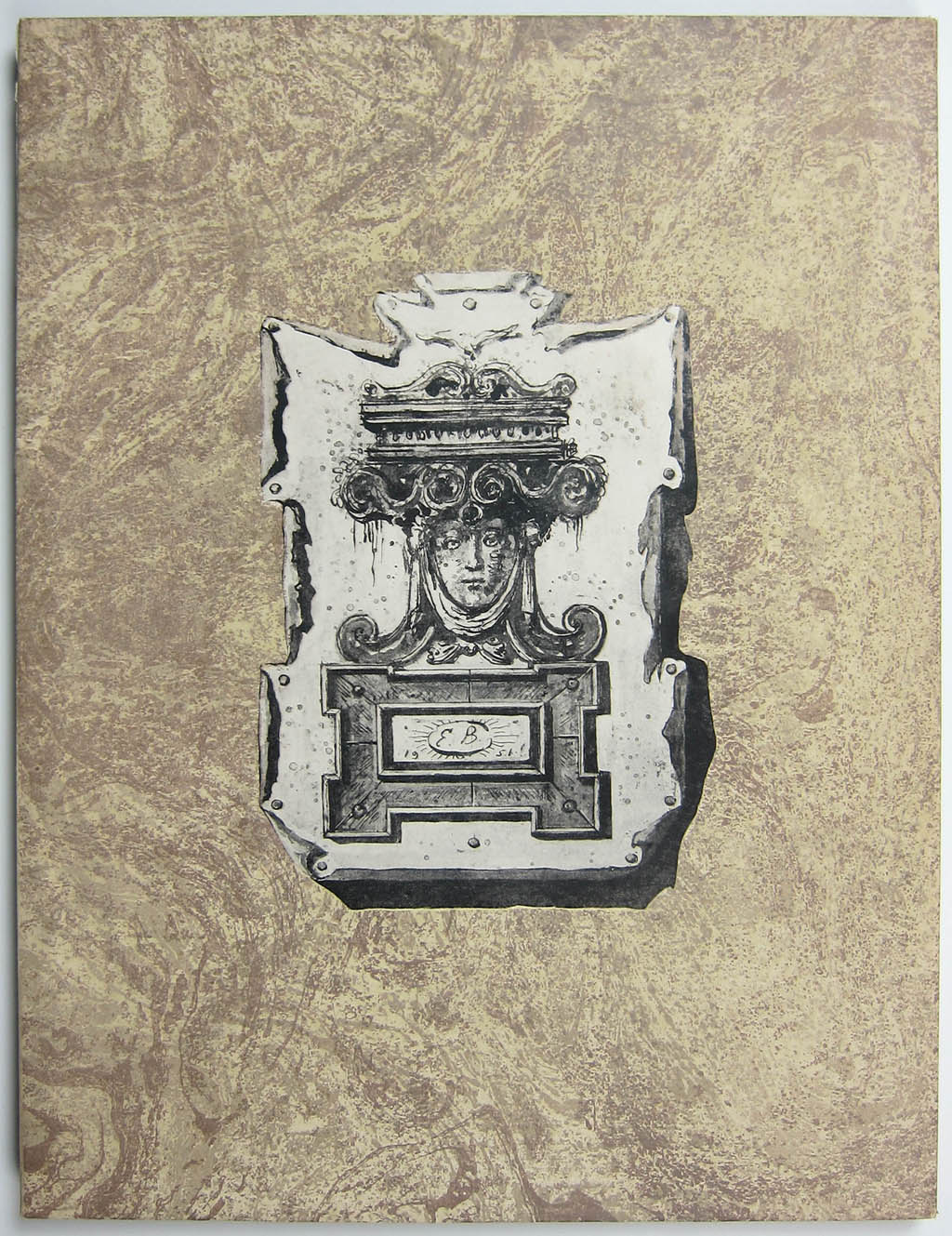 Eugene Berman - Viaggio in Italia - wraps (verso) - 1951 portfolio of lithographs and text